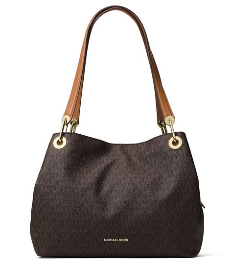 michael kors large raven tote|raven large leather shoulder bag.